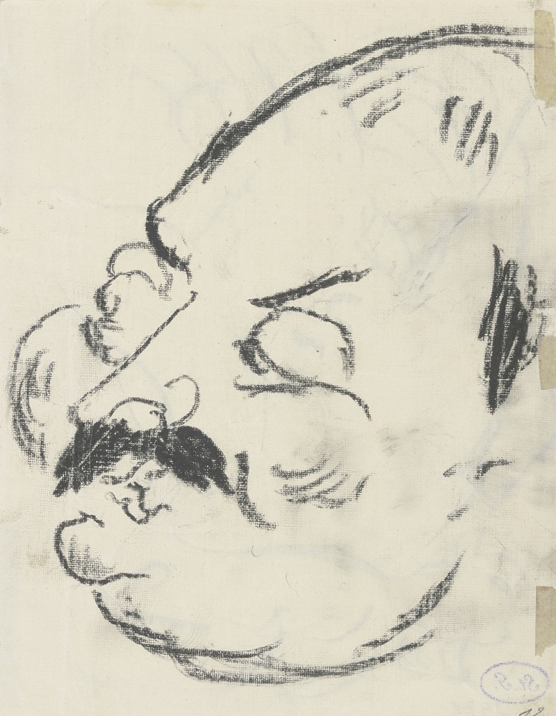 Head of Ugi Battenberg by Макс Бекманн — digital art print download
