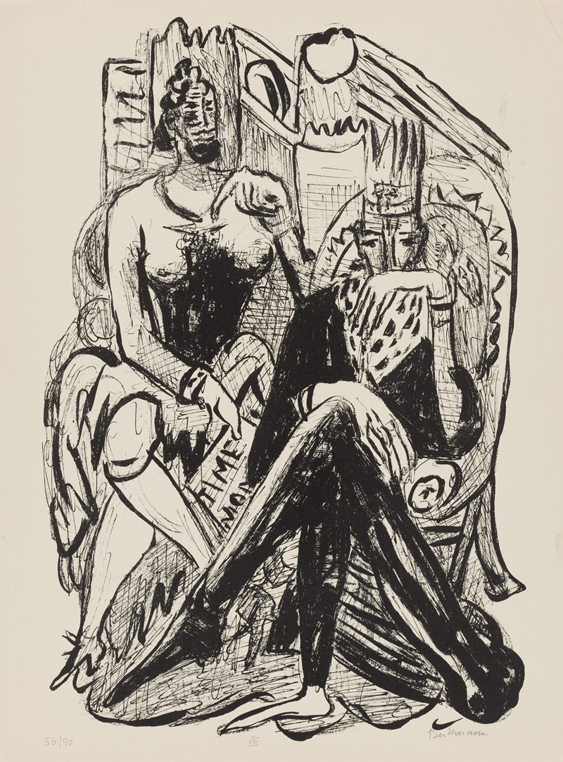 King and Demagogue by Макс Бекманн, 1946 — digital art print download