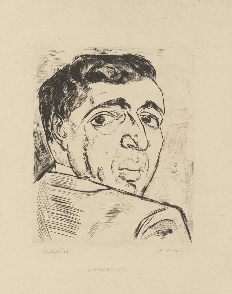 Portrait of J. B. Neumann — Max Beckmann