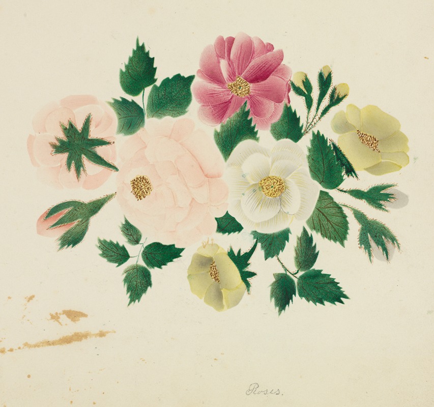 June Roses by Мэри Алта Нимс — digital art print download