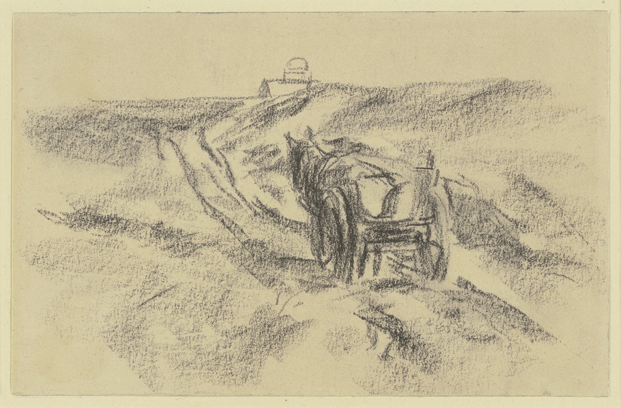 Wain in the dunes by Макс Либерман — digital art print download