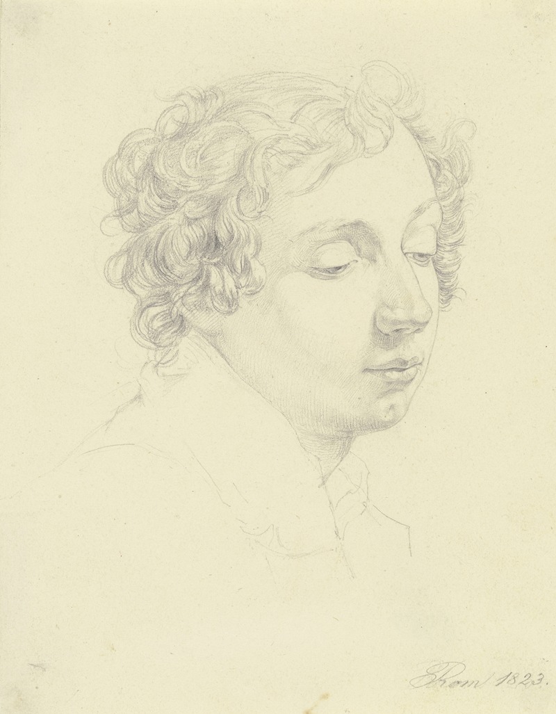 Bildnis eines jungen Mannes in Rom — Nikolaus Hoff