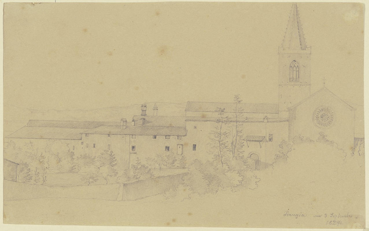 Die Kirche S. Giuliana bei Perugia — Nikolaus Hoff
