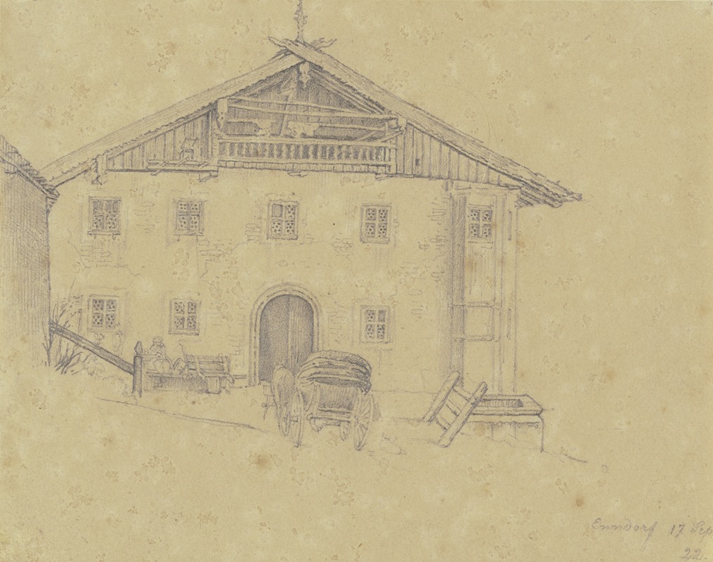 Wirtshaus in Ennsdorf bei Linz — Nikolaus Hoff