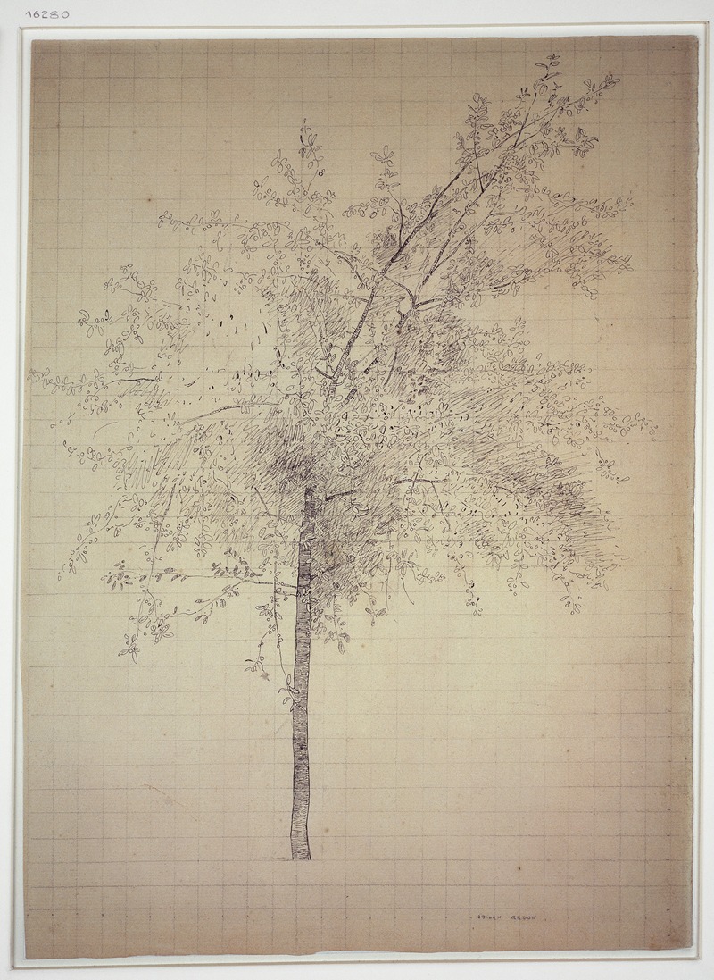 A tree by Odilon Redon — digital art print download