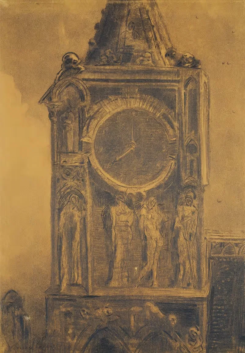 La cloche grave de Sainte-Gudule — Odilon Redon