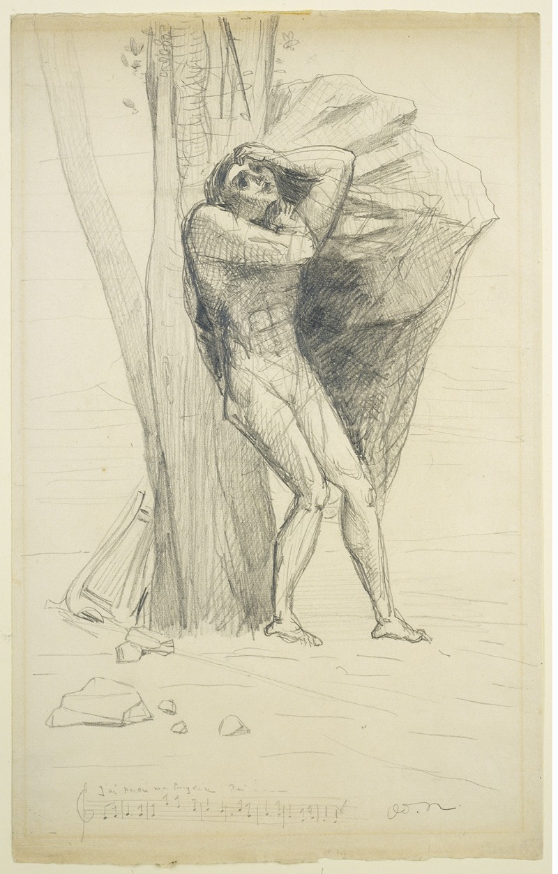 Orpheus in Despair by Odilon Redon — digital art print download