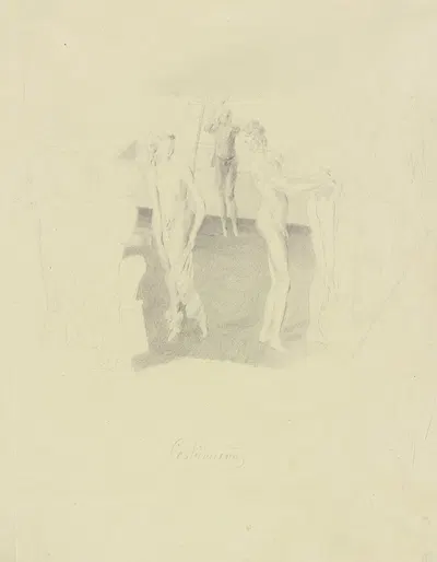 Costümierung (Waisenknaben im Internat) by Otto Meyer-Amden — digital art print download
