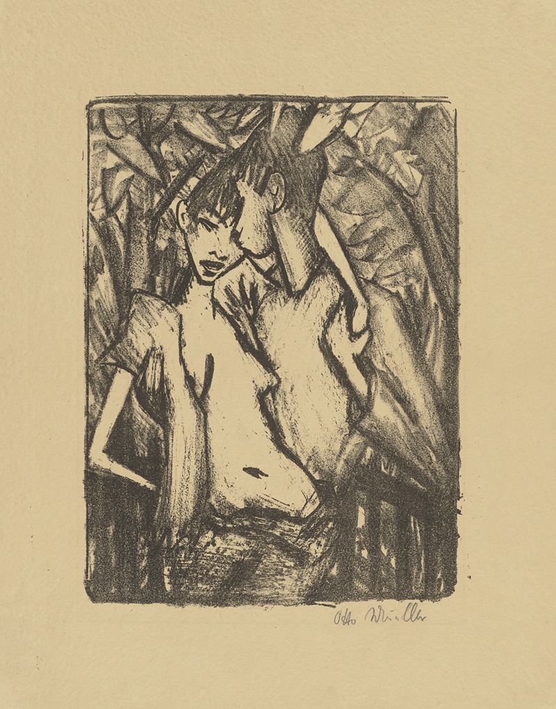 Liebespaar II by Отто Мюллер, 1921 – 1922 — digital art print download