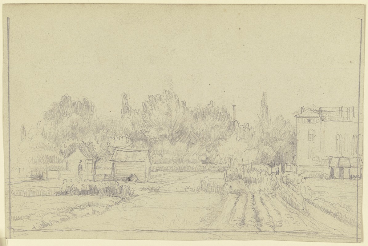 Flachsfeld in Neusalz an der Oder by Otto Scholderer, 1886 — digital art print download