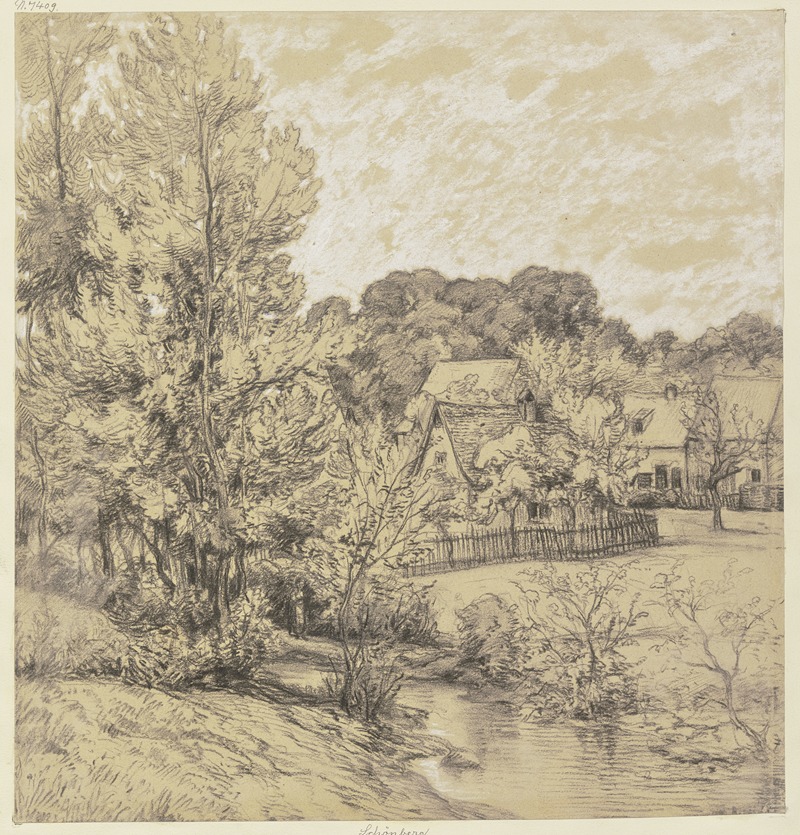 Ansicht von Schönberg bei Kronberg — Петер Бурниц