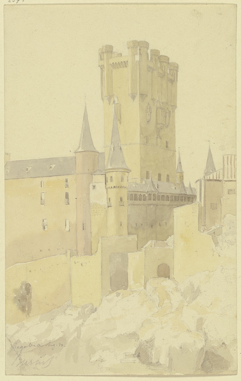 Segovia by Петер Бурниц, 1850 — digital art print download
