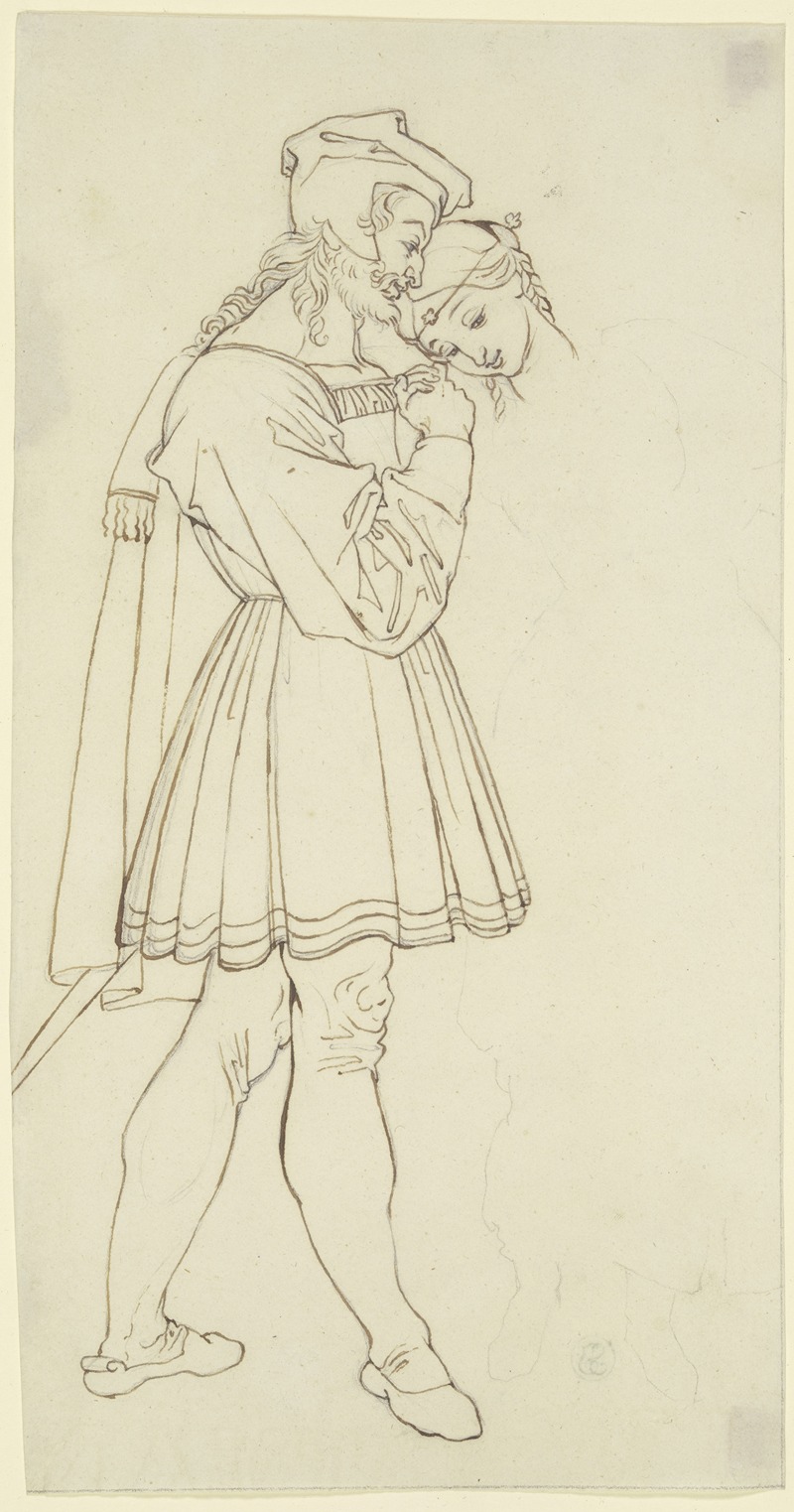 Der Spaziergang im Garten; Faust und Gretchen — Peter von Cornelius