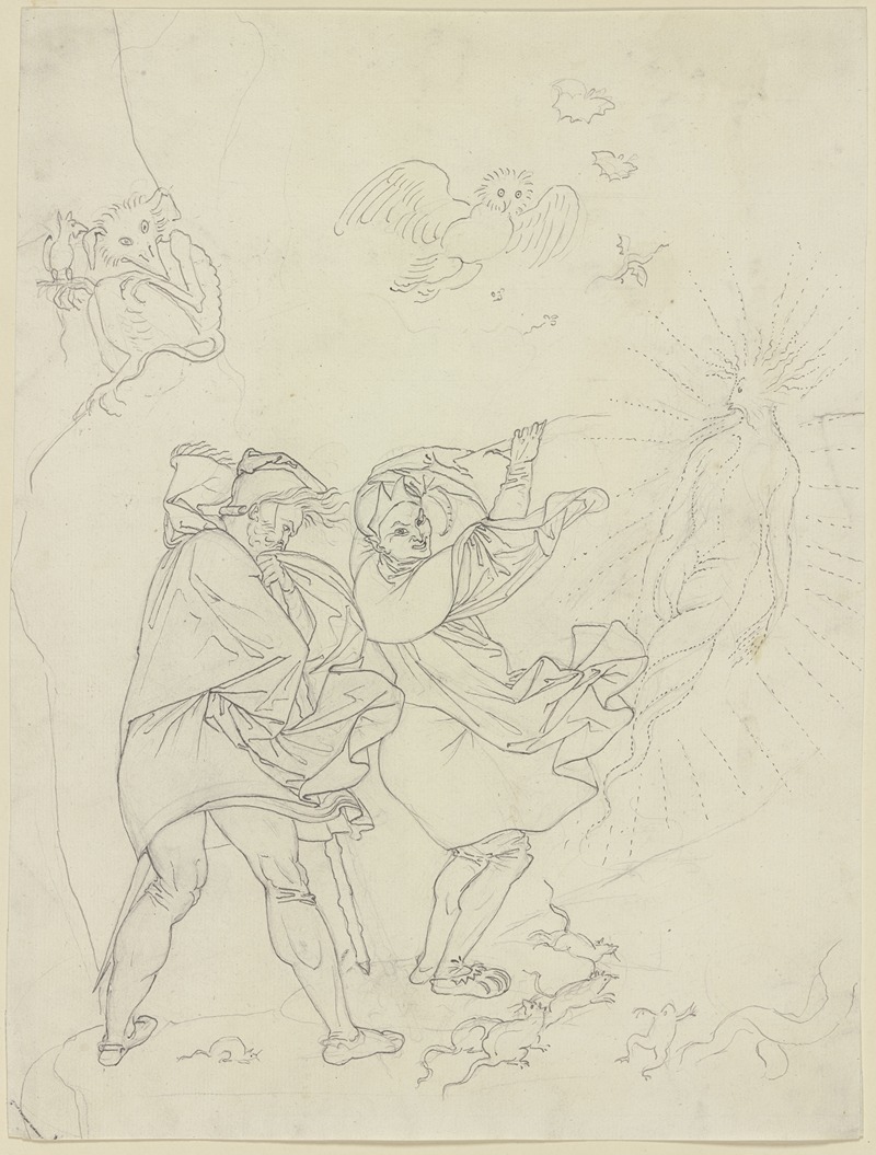 The walk to the Brocken — Peter von Cornelius