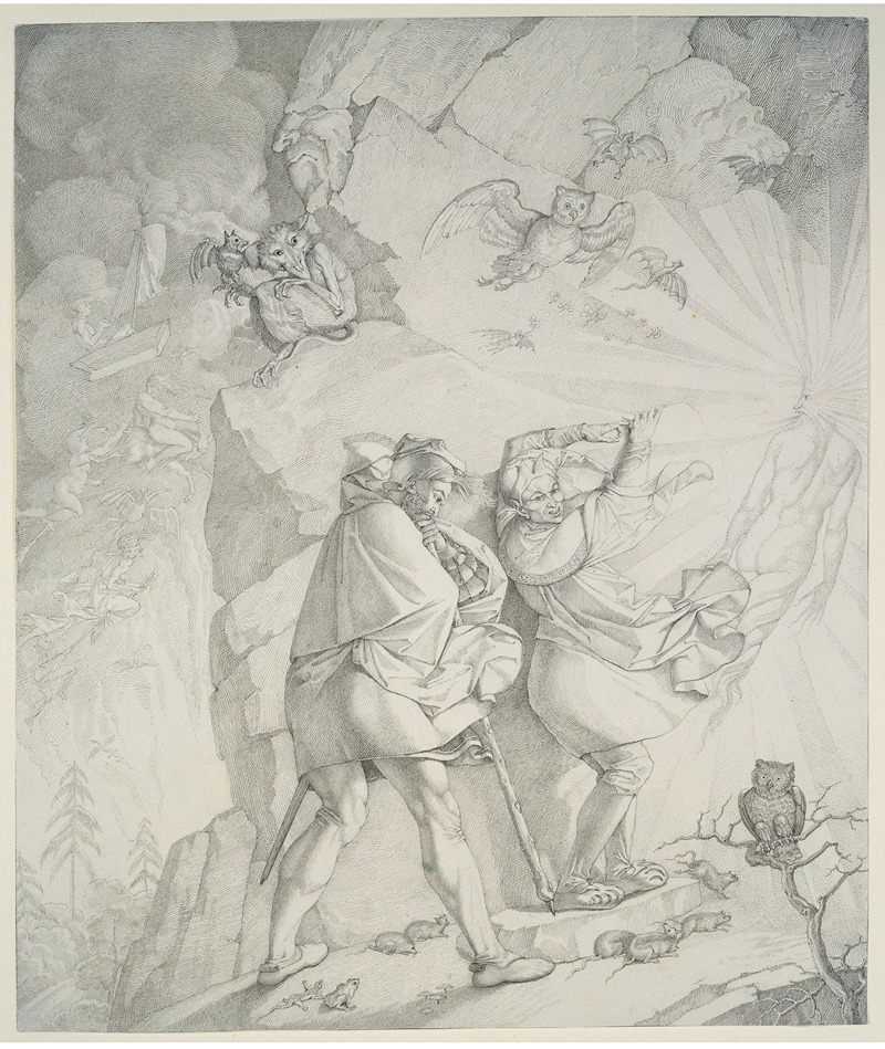 The walk to the Brocken — Peter von Cornelius