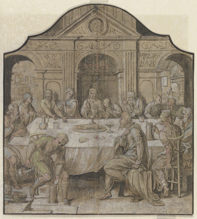 The Last Supper by Pieter Coecke van Aelst — digital art print download