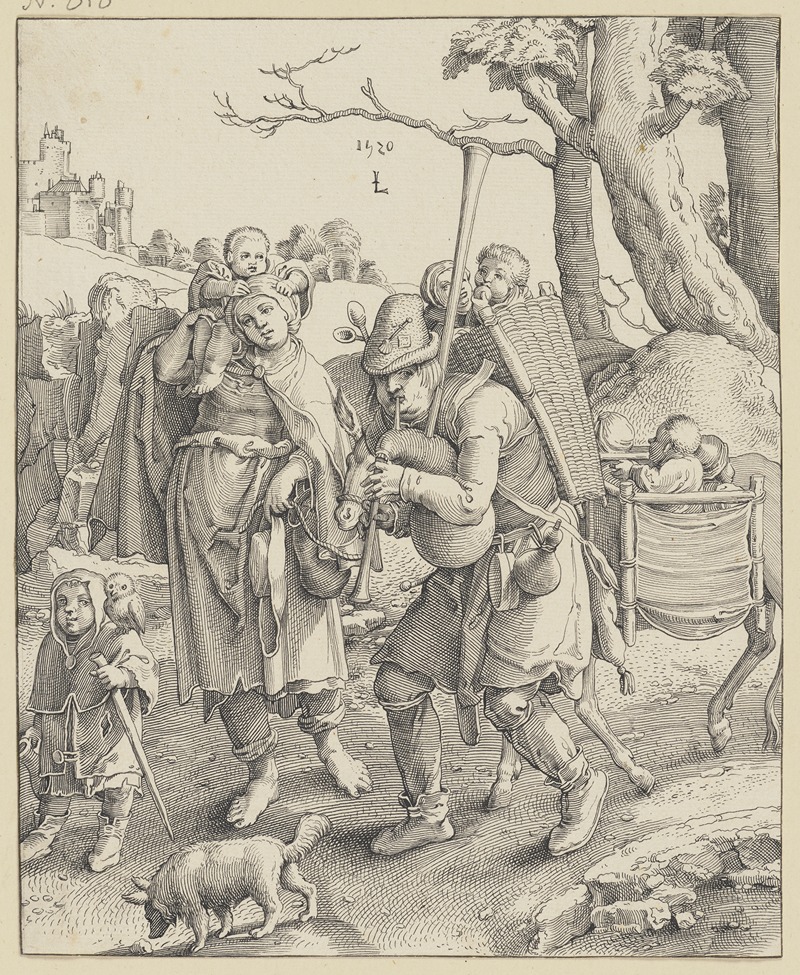 Till Eulenspiegel by Pieter Holsteyn II, 1520 — digital art print download
