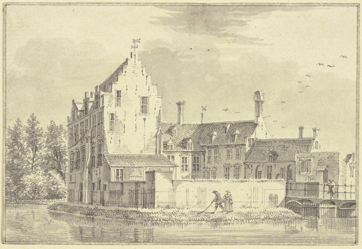 Het Huys Ryzenborgh by Utrecht — Питер Ян ван Лиендер
