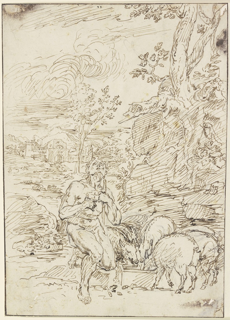 Der verlorene Sohn hütet die Schweine — Raymond Lafage