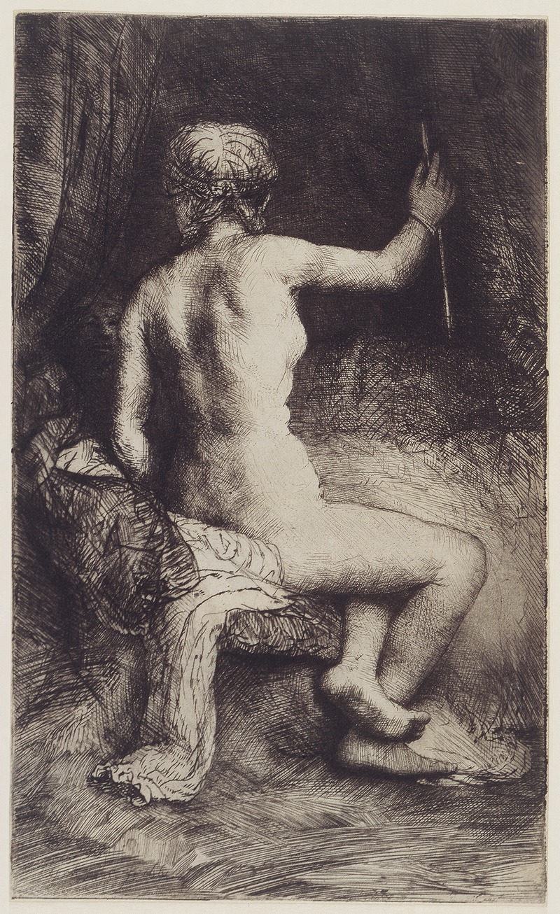 Woman with the Arrow by Рембрандт ван Рейн, 1661 — digital art print download