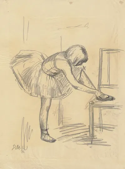 Balletteuse by Richard Martin Werner, 1933 — digital art print download
