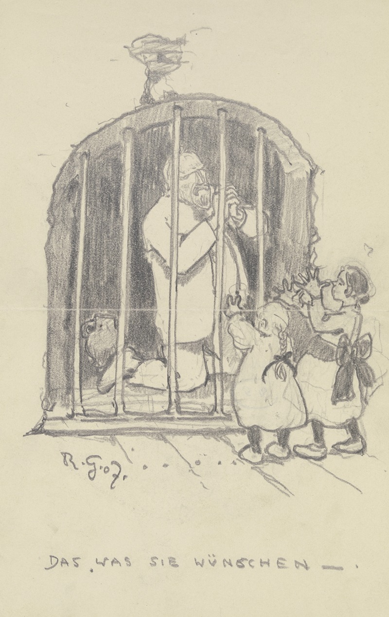 Das, was sie wünschen by Рудольф Гудден, 1907 — digital art print download