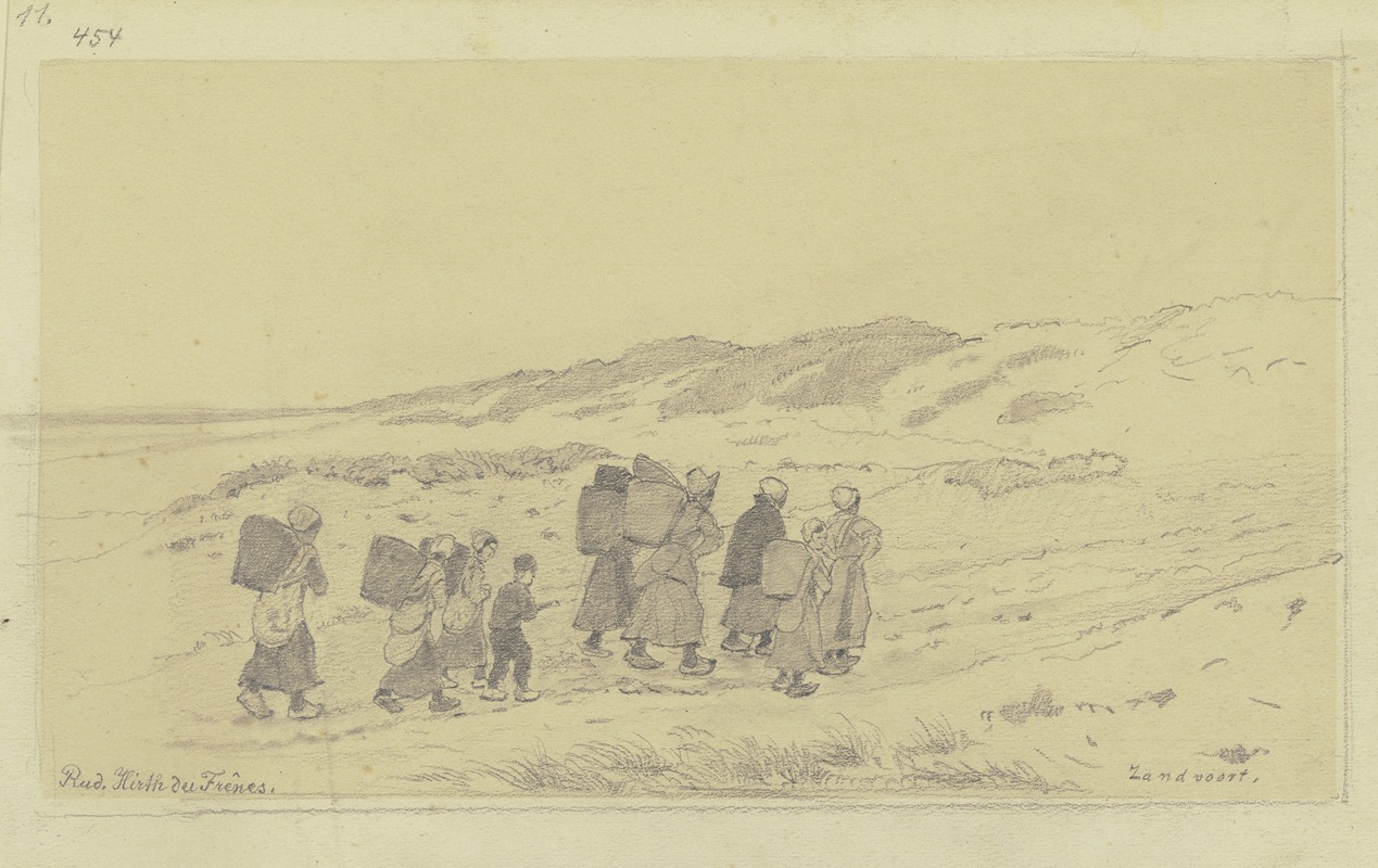 Fischerfrauen und Kinder — Rudolf Hirth du Frênes