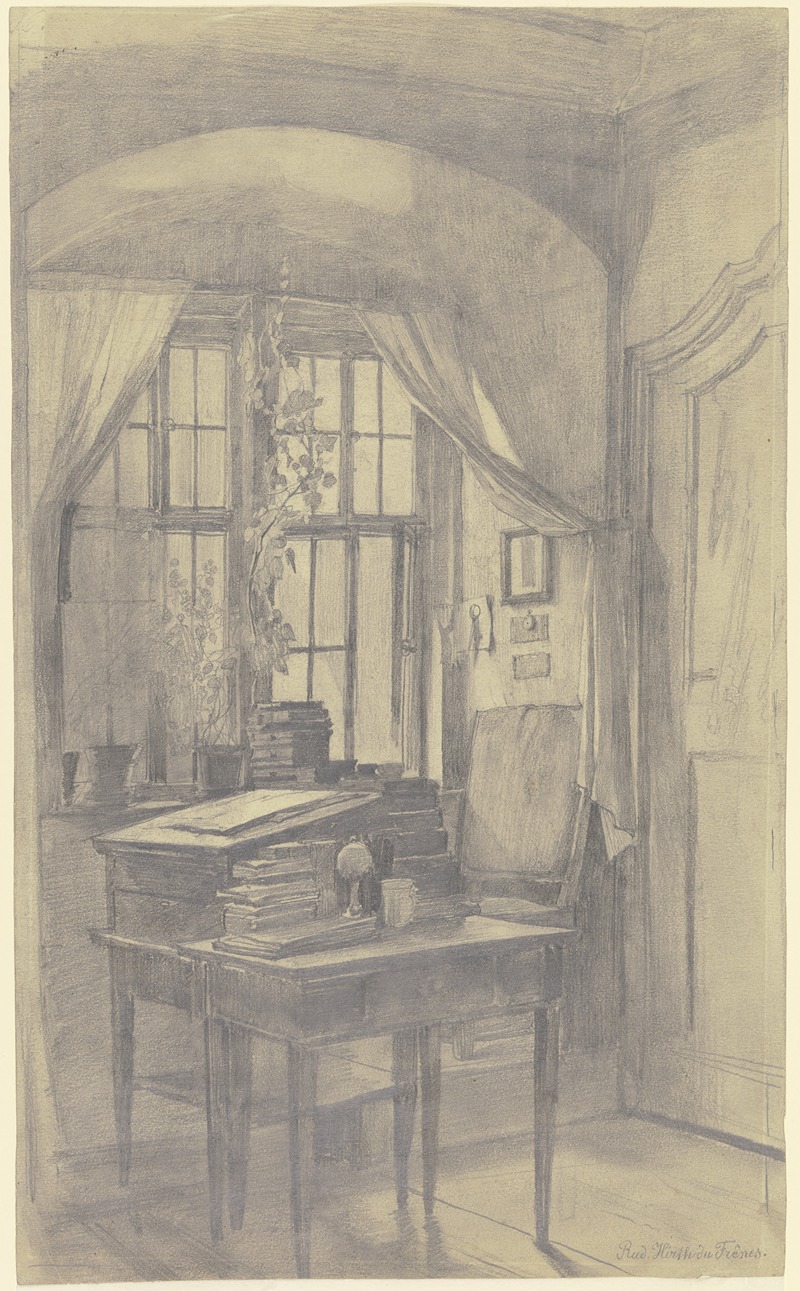Interieur aus Rothenburg by Рудольф Хирт дю Френ — digital art print download