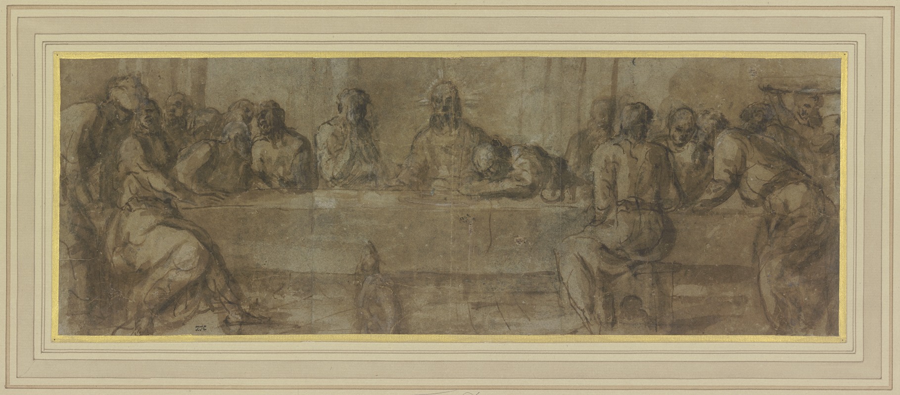 The communion by Taddeo Zuccari — digital art print download
