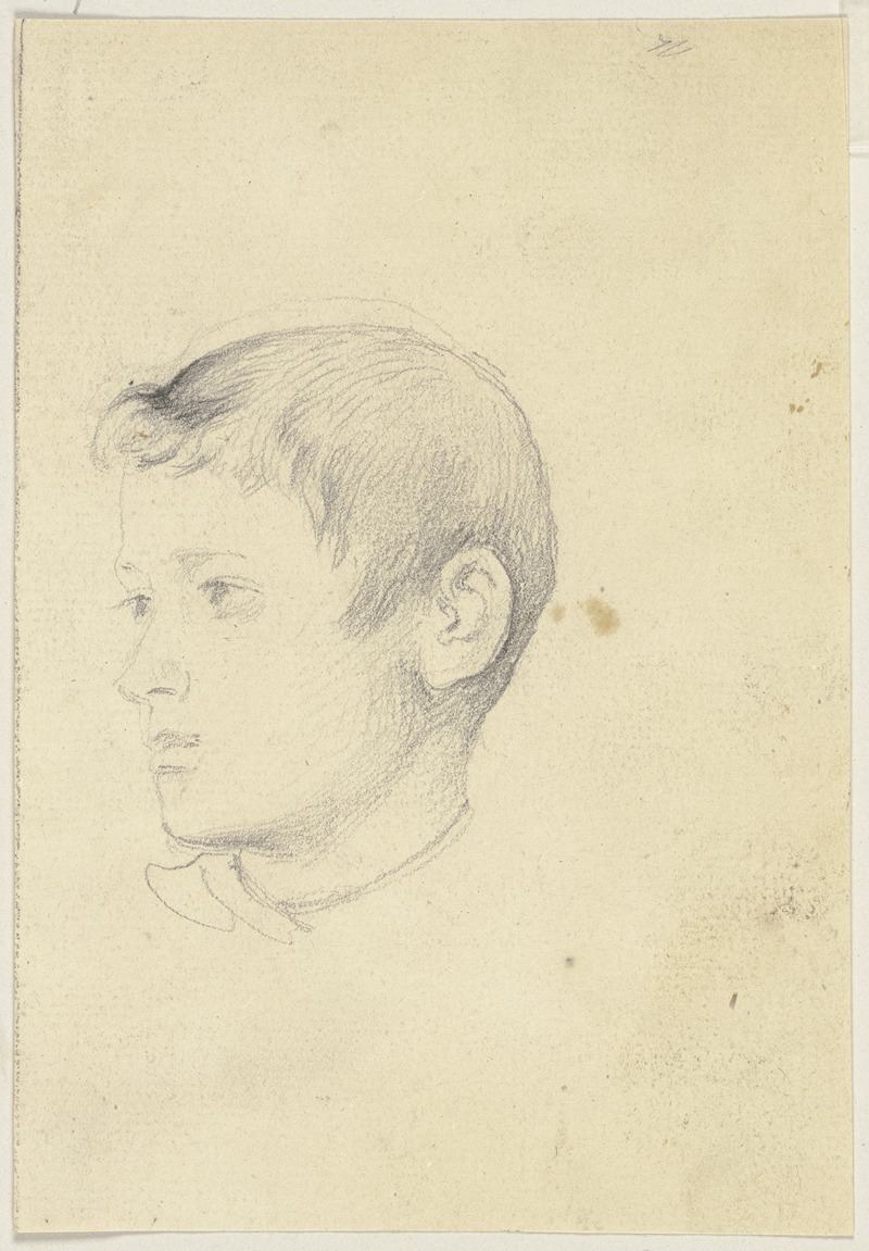 Boy's head to the left by Якоб Беккер — digital art print download