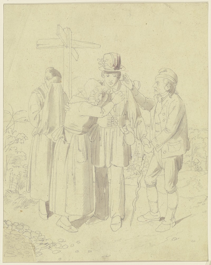 Farewell at the crossroads — Jakob Becker