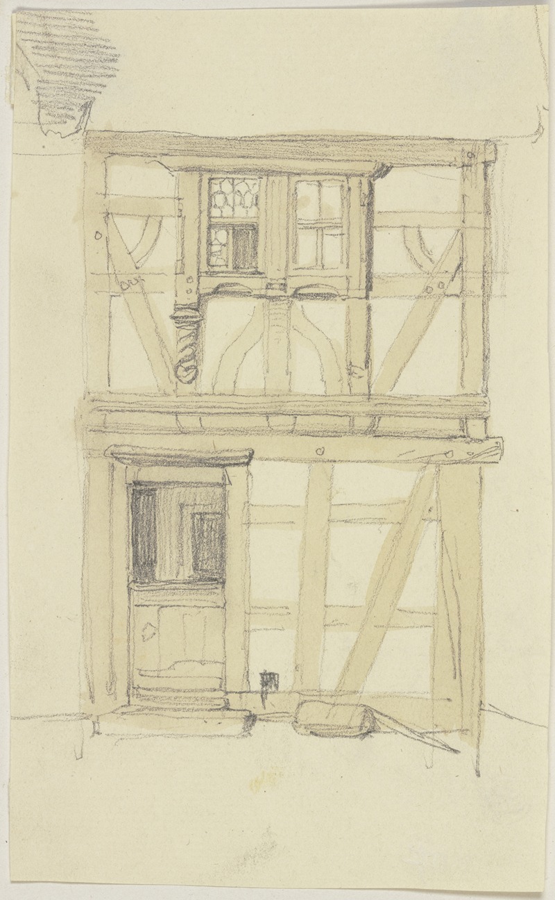 Fassade eines Fachwerkhauses — Якоб Беккер