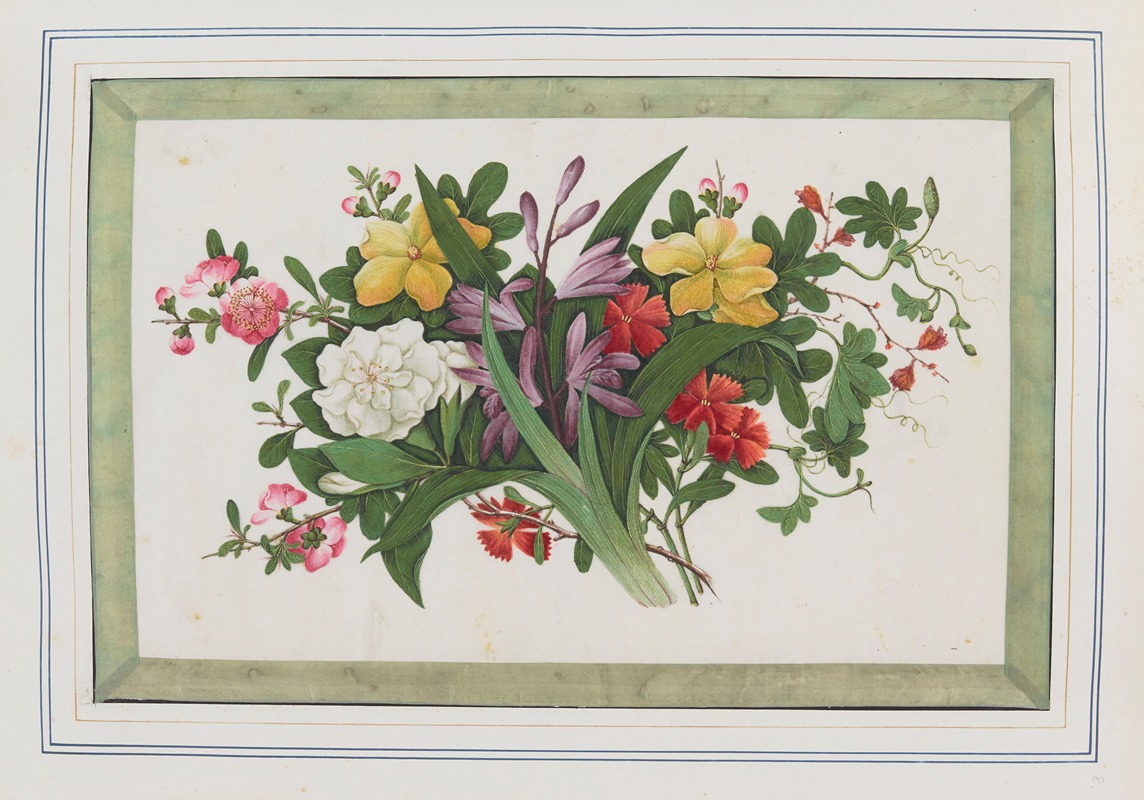 Bouquets of flowers Pl.08 — Anonymous
