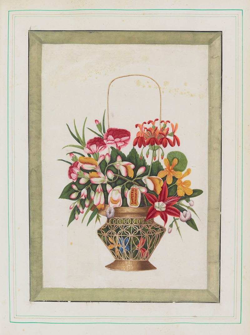 Bouquets of flowers Pl.16 — Anonymous