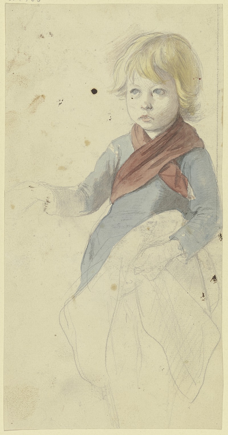 Study of little boys by Якоб Беккер — digital art print download