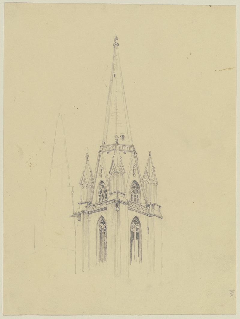 Turm der Elisabethkirche in Marburg — Jakob Becker