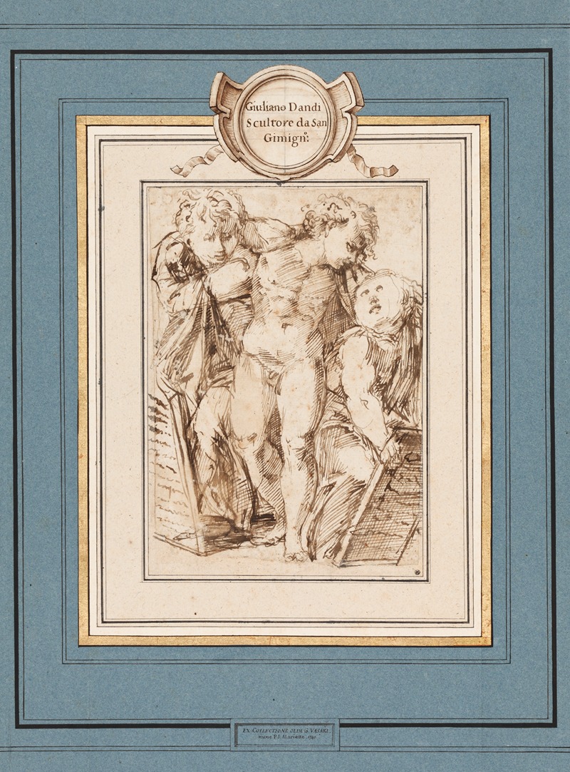 Drei Putten mit Schrifttafeln by Vincenzo Danti — digital art print download