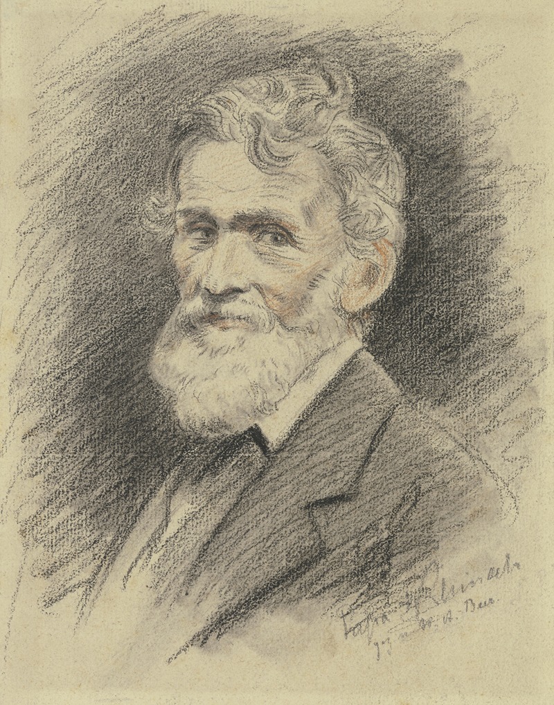Bildnis des Malers Ferdinand Klimsch — Wilhelm Amandus Beer