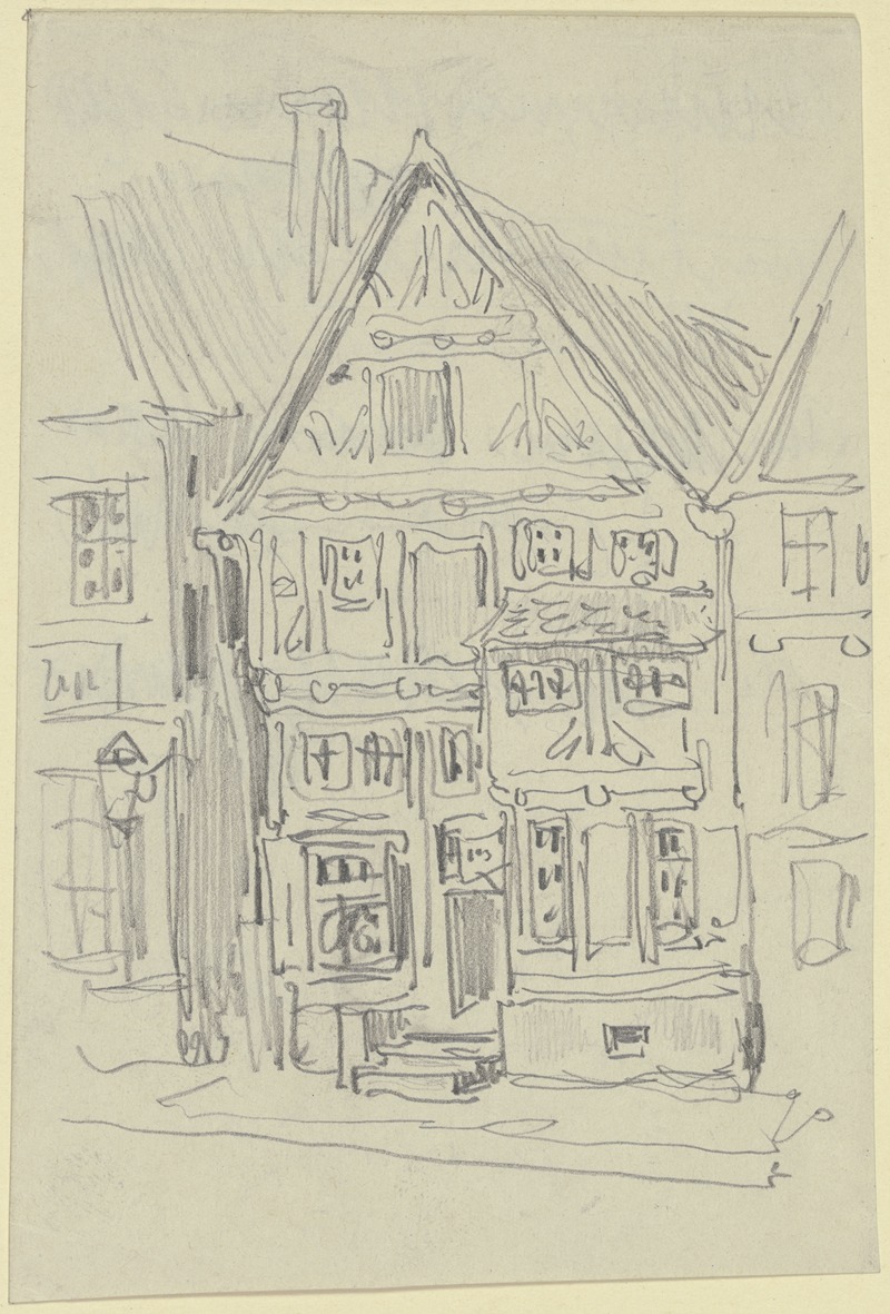 Row of houses — Wilhelm Busch
