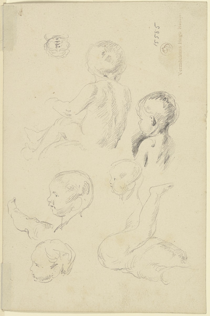 Seven studies of small children — Wilhelm Busch