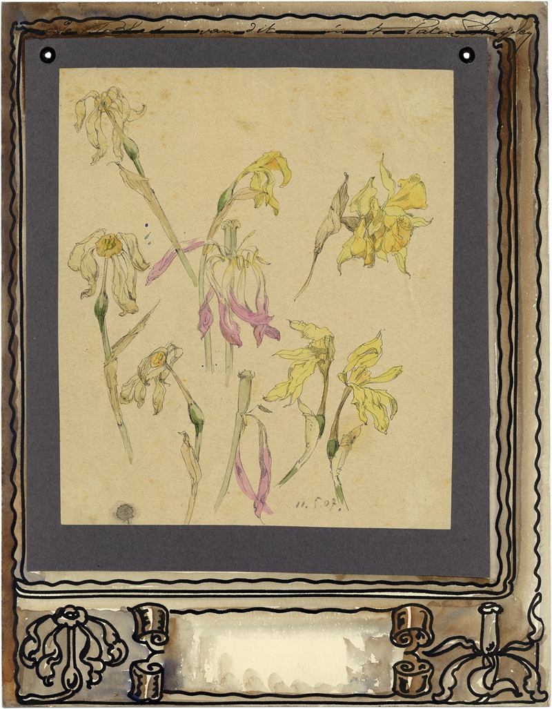 Bloemen by Альфред Ост, 1907 — digital art print download
