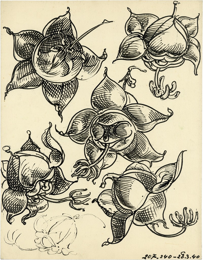 Bloemen by Alfred Ost, 1940 — digital art print download