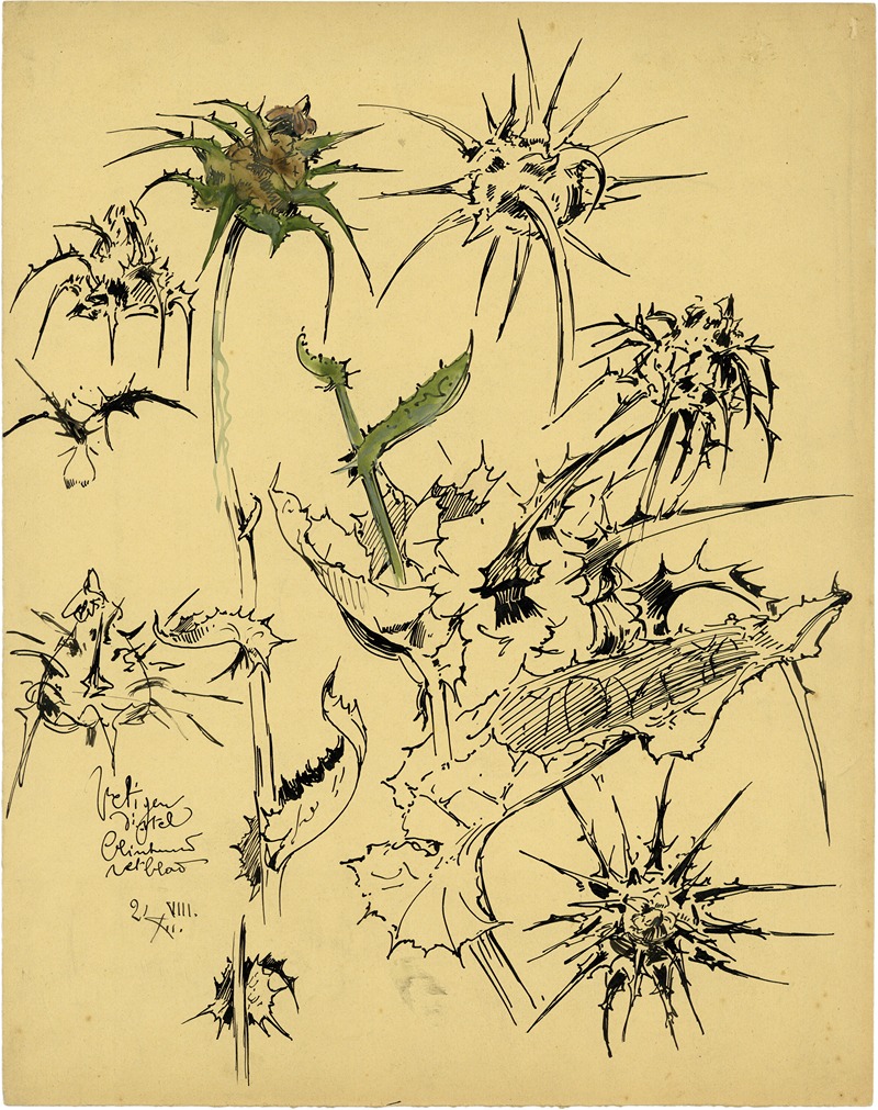 Distel, 2de soort by Альфред Ост, 1912 — digital art print download