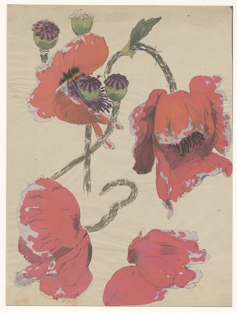 Reuzenpapaver by Альфред Ост, 1902 - 1945 — digital art print download