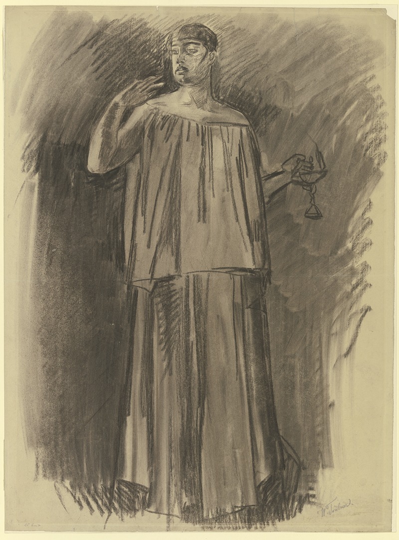 Die schlafwandelnde Lady Macbeth by Вильгельм Трюбнер — digital art print download