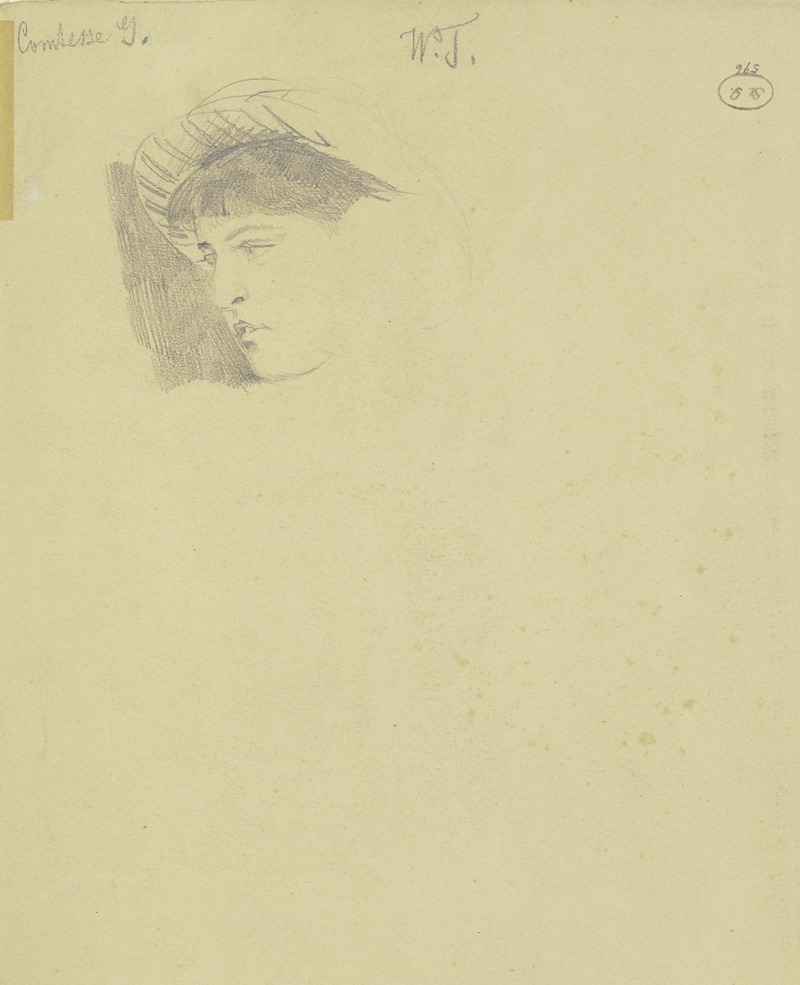 Portrait of Countess G. — Wilhelm Trübner