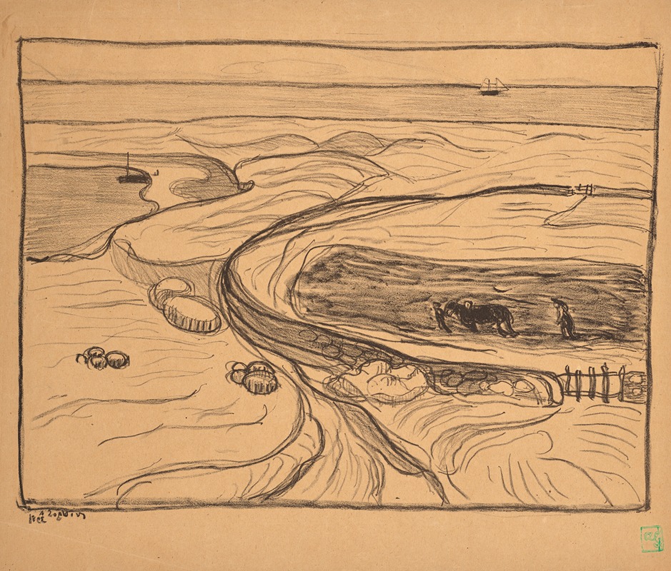 La Plaine (The Plain) by Арман Сеган, 1893 — digital art print download