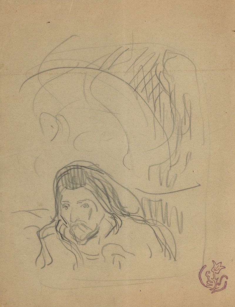 Portrait de Paul Gauguin by Клод Эмиль Шюффенекер, 1895 — digital art print download