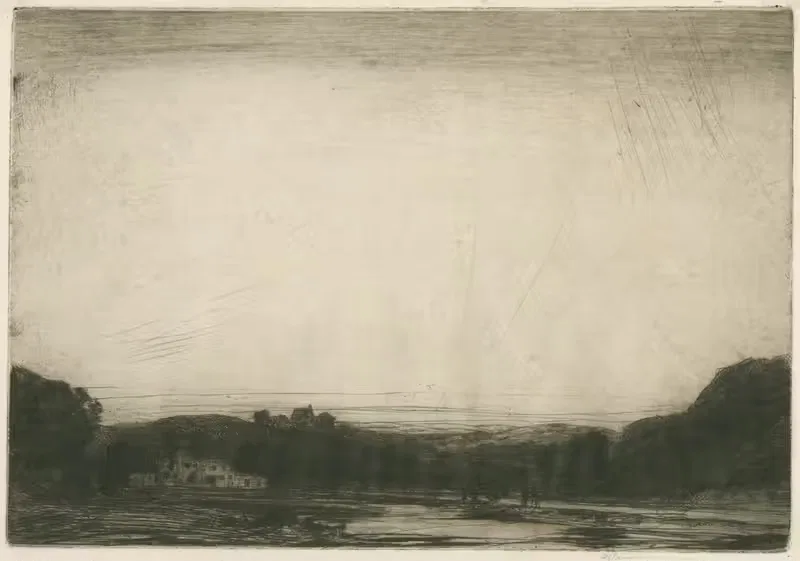 A Valley of the Ardennes — David Young Cameron