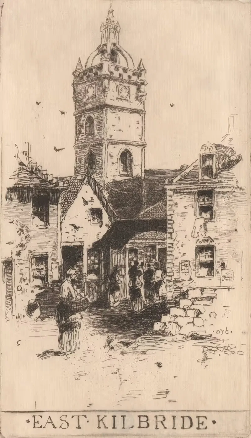 Ист-Килбрайд by Дэвид Янг Кэмерон, 1893 — digital art print download